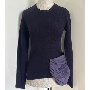Vintage NWT Tube by Emilio Cavallini Purple Knit Sweater Sz S/M